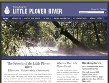 Tablet Screenshot of friendsofthelittleploverriver.org